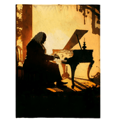 Music in the Night Sherpa Blanket - Beyond T-shirts